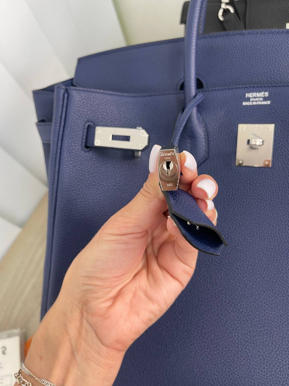 Элитная сумка женская Birkin 35 см, Togo PHW Hermes BP-17580 Элитная сумка женская Birkin 35 см, Togo PHW Hermes BP-17580