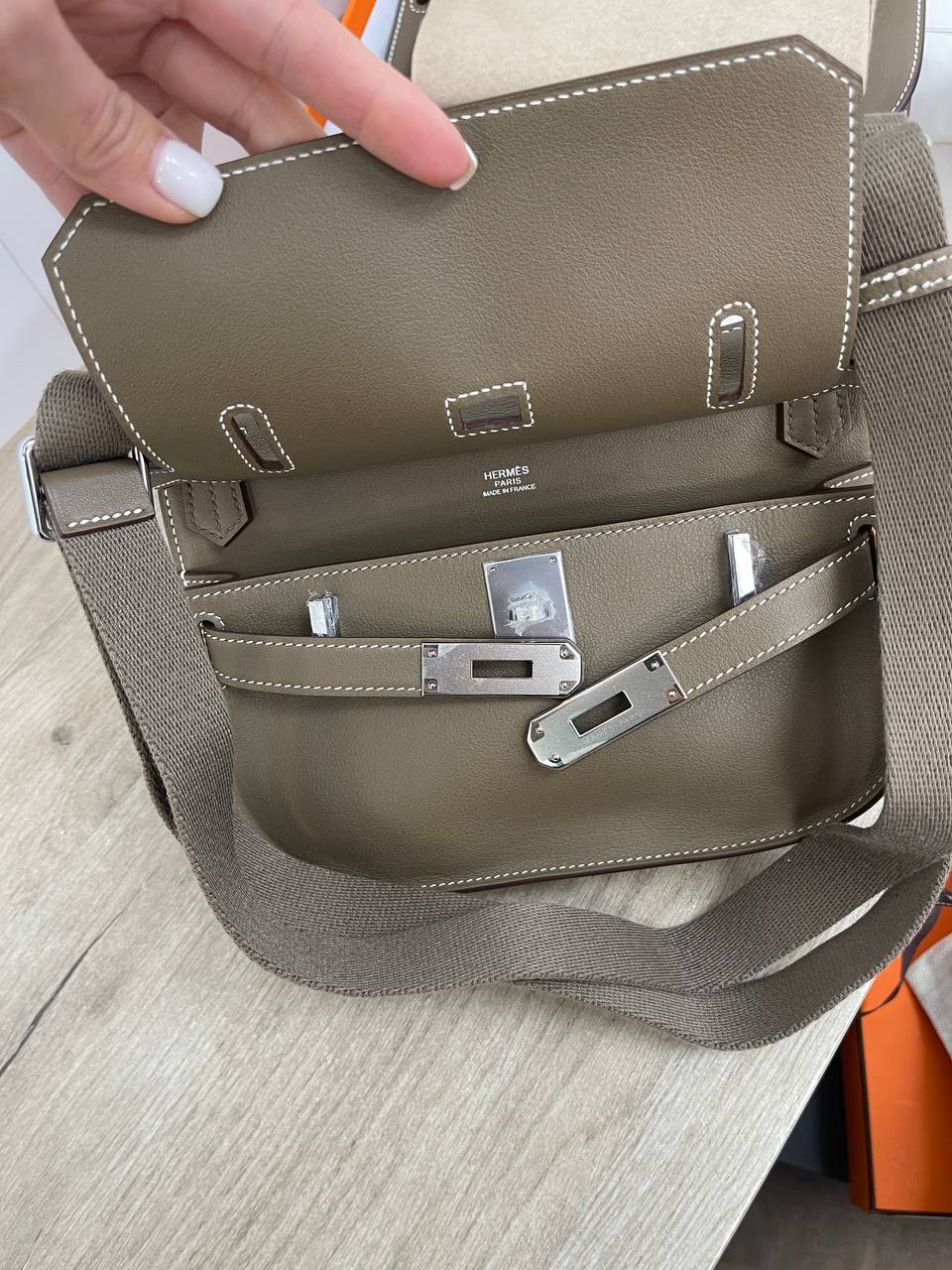 Коллекционная сумка Hermes Jypsiere mini, PHW Swift leather BP-36126 Коллекционная сумка Hermes Jypsiere mini, PHW Swift leather BP-36126