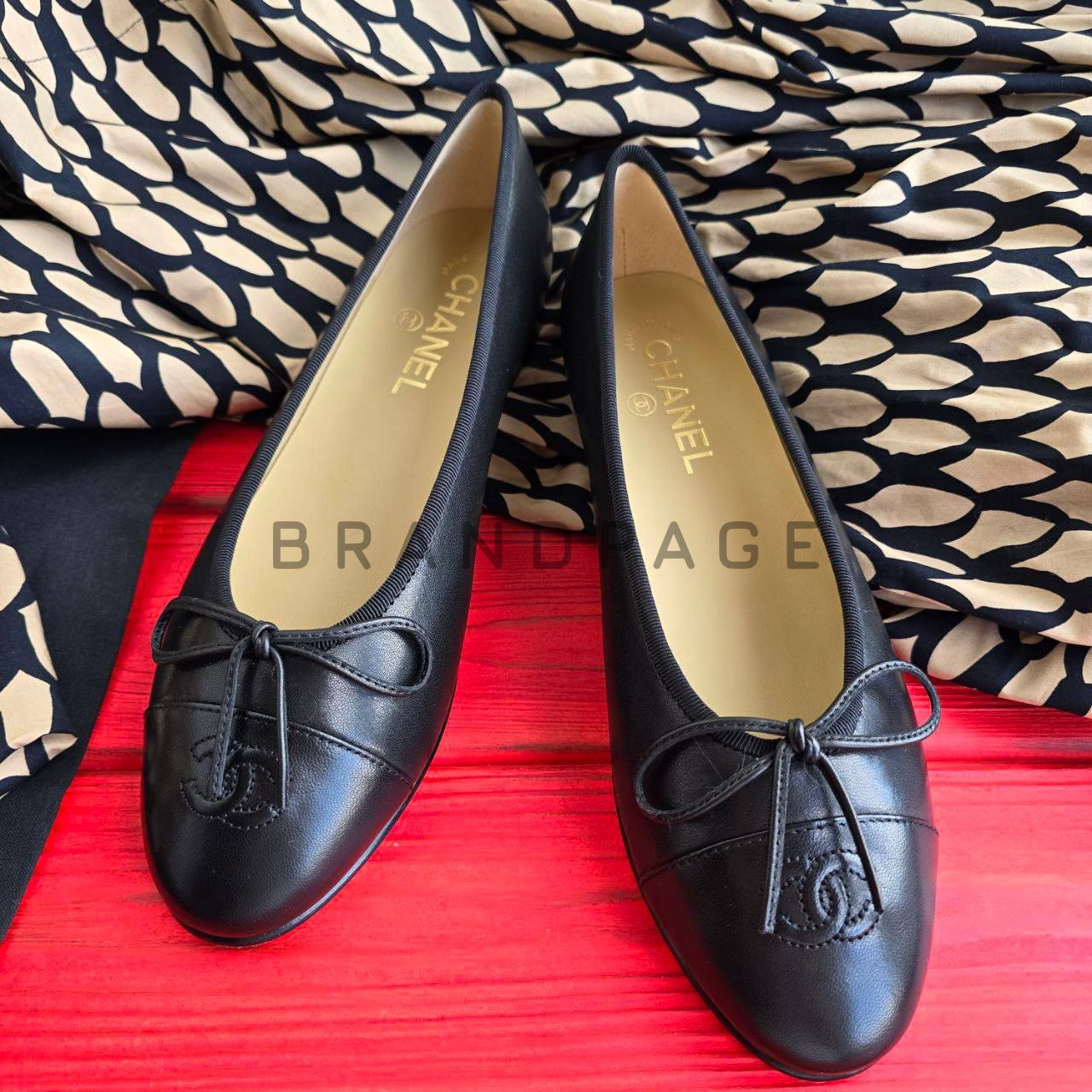Балетки из кожи Chanel BPLUX12554 Балетки из кожи Chanel BPLUX12554