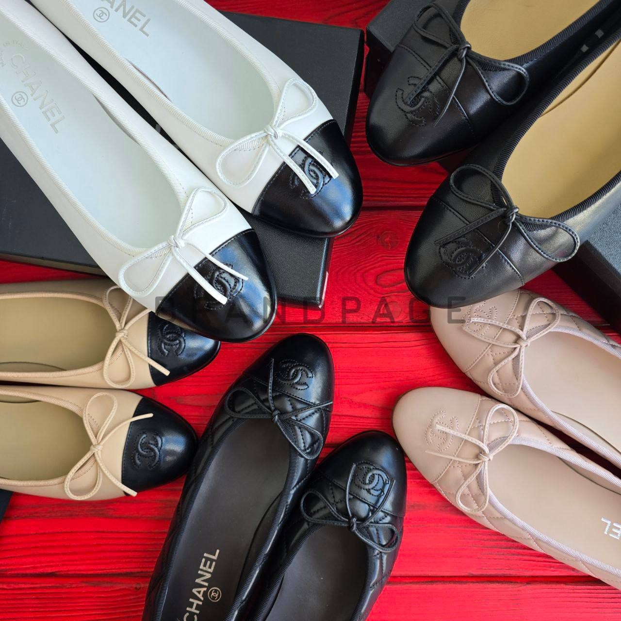 Балетки из кожи Chanel BPLUX12554 Балетки из кожи Chanel BPLUX12554