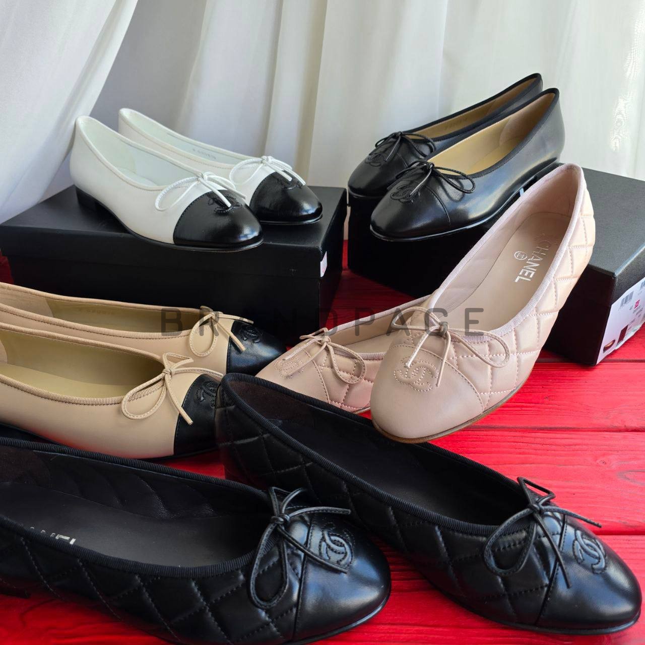 Балетки из кожи Chanel BPLUX12554 Балетки из кожи Chanel BPLUX12554