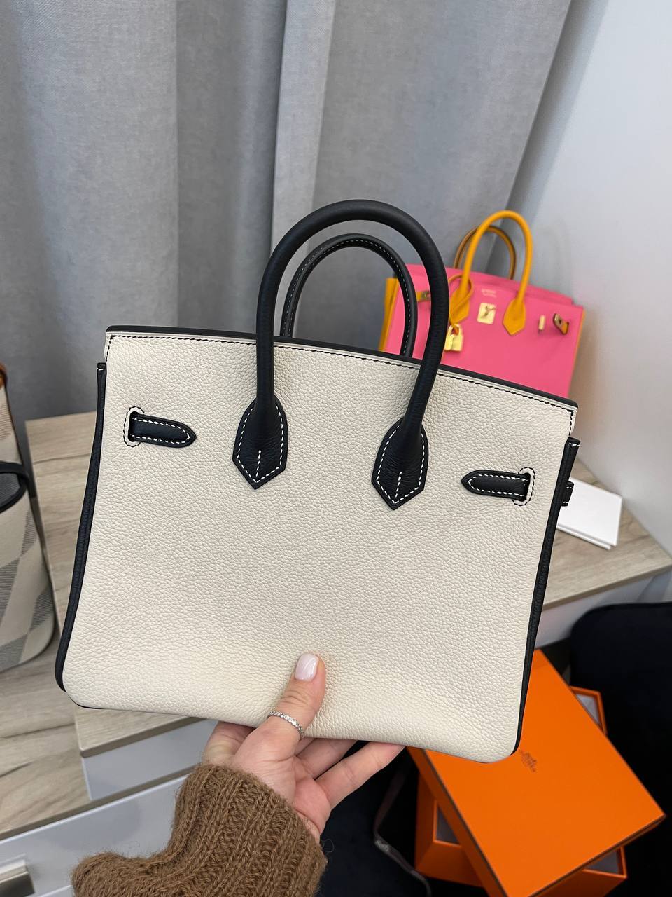Элитная женская сумка Birkin 25 см, Togo Hermes BP-45833 Элитная женская сумка Birkin 25 см, Togo Hermes BP-45833