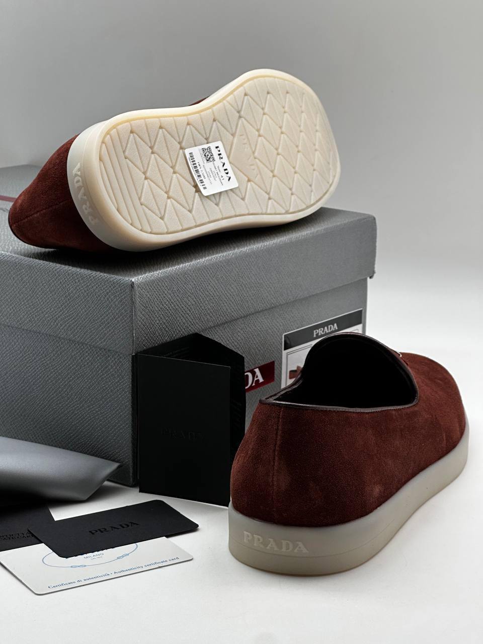 Слипоны стильные Prada BP-39695 Слипоны стильные Prada BP-39695