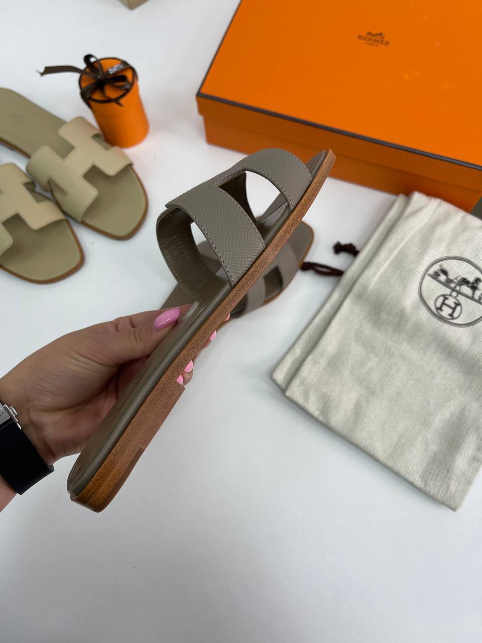 Сандалии трендовые Hermes BP-30053 Сандалии трендовые Hermes BP-30053