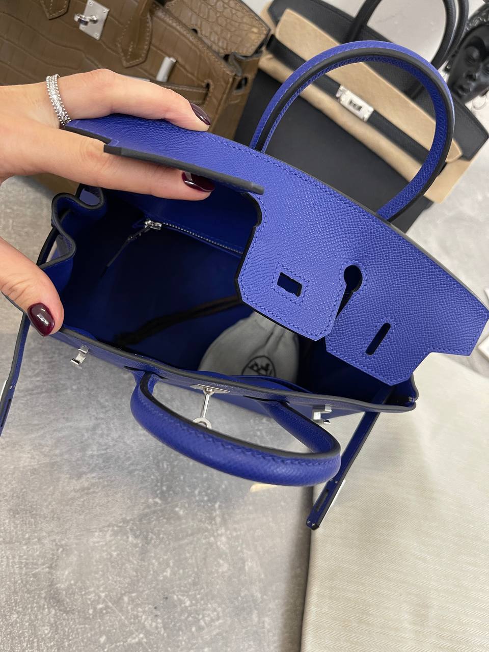 Коллекционная женская сумка Birkin 25 см, Epsom Hermes BP-42138 Коллекционная женская сумка Birkin 25 см, Epsom Hermes BP-42138