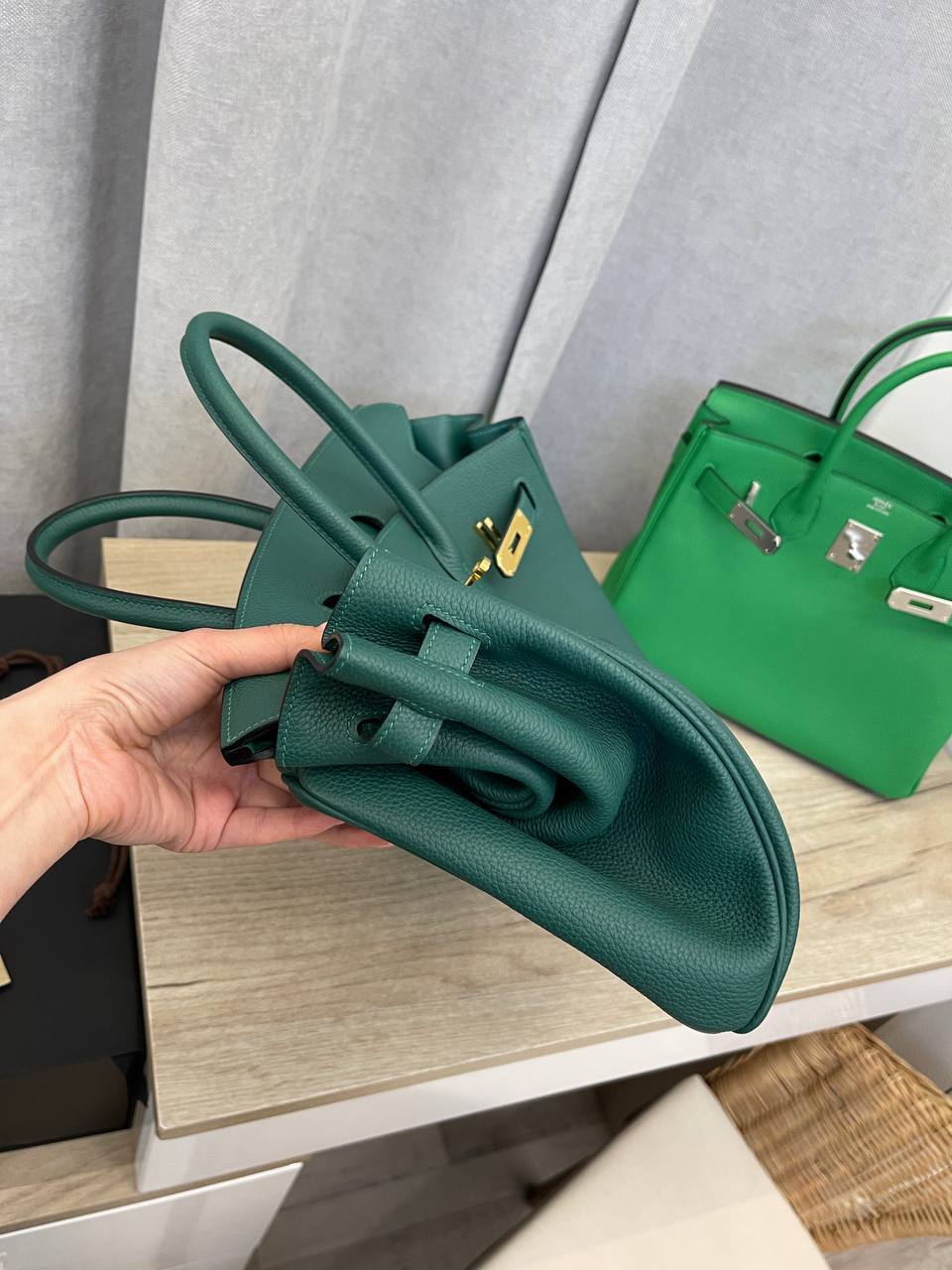 Сумка женская Hermes Birkin, 35 GHW BP-49213 эксклюзивная Сумка женская Hermes Birkin, 35 GHW BP-49213 эксклюзивная