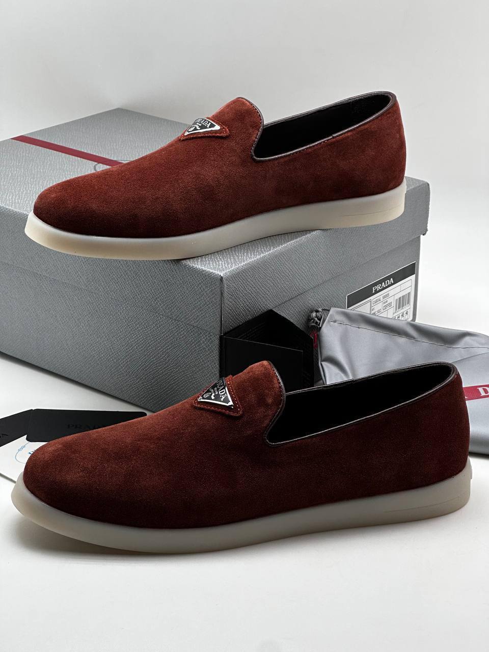 Слипоны стильные Prada BP-39695 Слипоны стильные Prada BP-39695