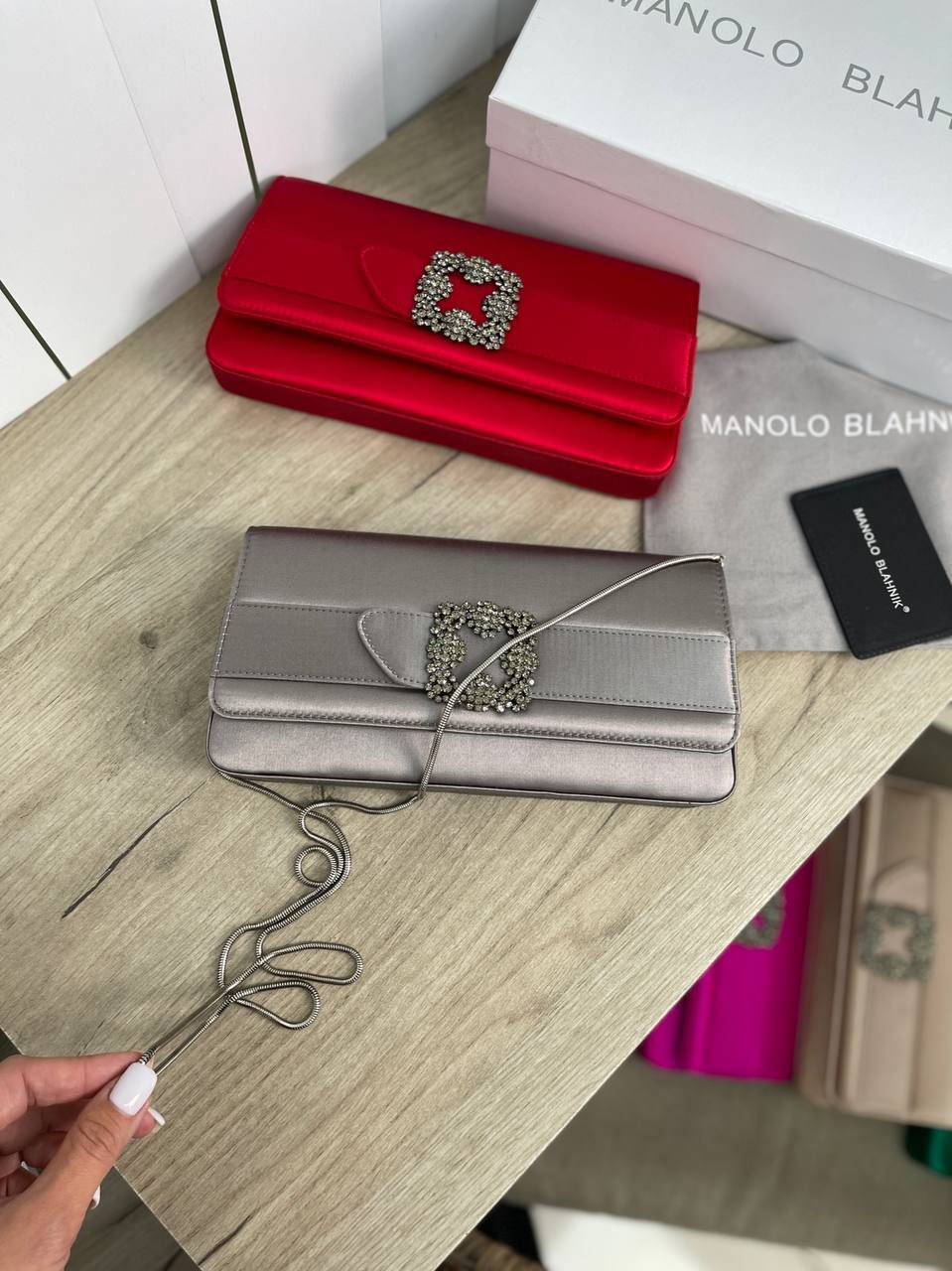 Премиум-клатч Manolo Blahnik BP-17768 Премиум-клатч Manolo Blahnik BP-17768