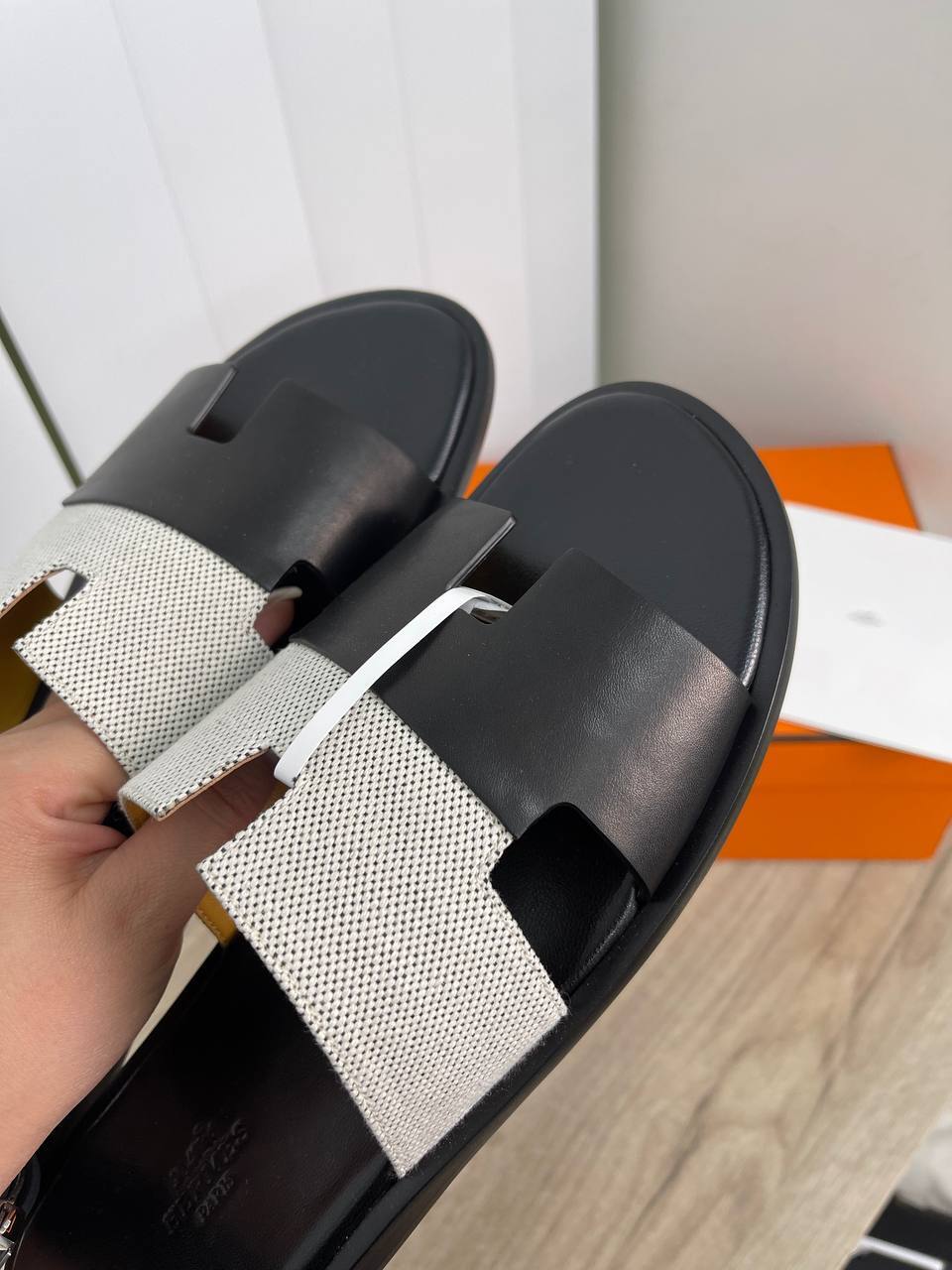 Лимитированные шлёпанцы Hermes BP-13899 Лимитированные шлёпанцы Hermes BP-13899