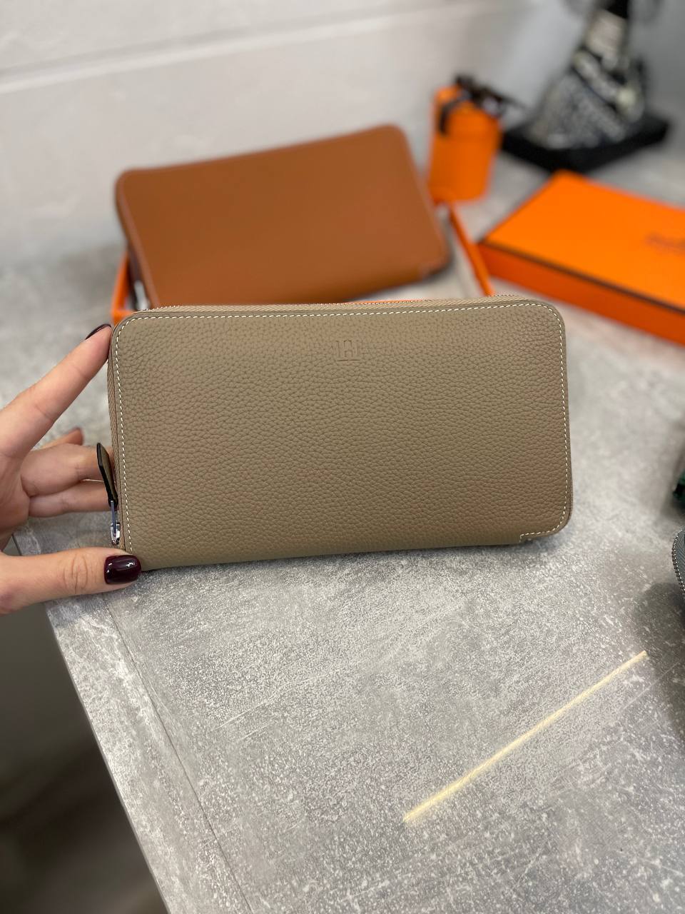 Кошелёк Hermes BP-42412 трендовый Кошелёк Hermes BP-42412 трендовый