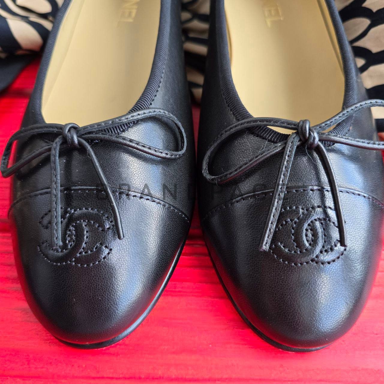 Балетки из кожи Chanel BPLUX12554 Балетки из кожи Chanel BPLUX12554