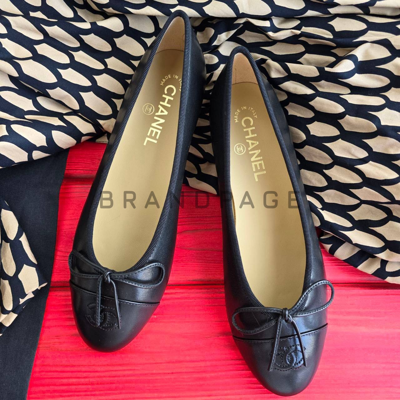 Балетки из кожи Chanel BPLUX12554 Балетки из кожи Chanel BPLUX12554