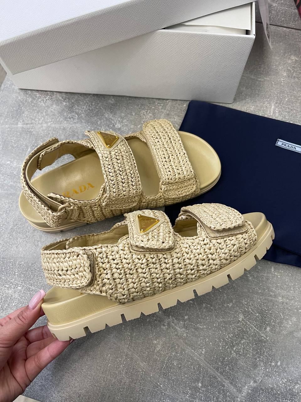 Сандалии трендовые Prada BP-49453 Сандалии трендовые Prada BP-49453