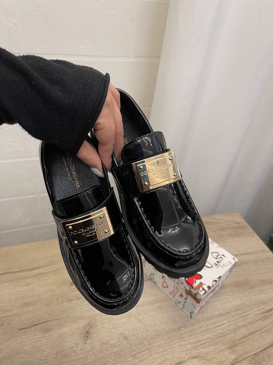 Лоферы стильные Dolce & Gabbana BP-45152 Лоферы стильные Dolce & Gabbana BP-45152