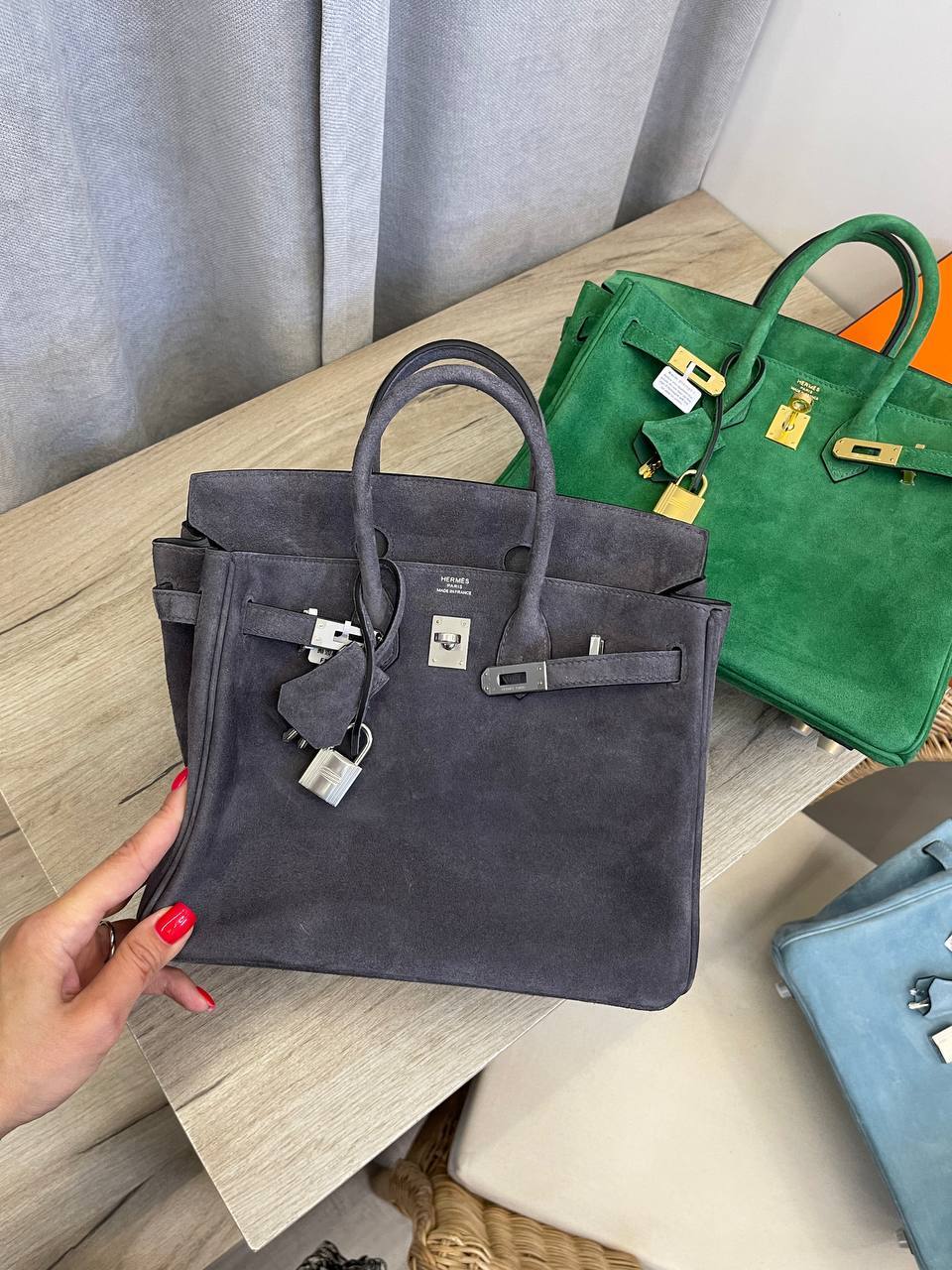 Элитная женская сумка Birkin 25 PHW, Hermes BP-52495 Элитная женская сумка Birkin 25 PHW, Hermes BP-52495