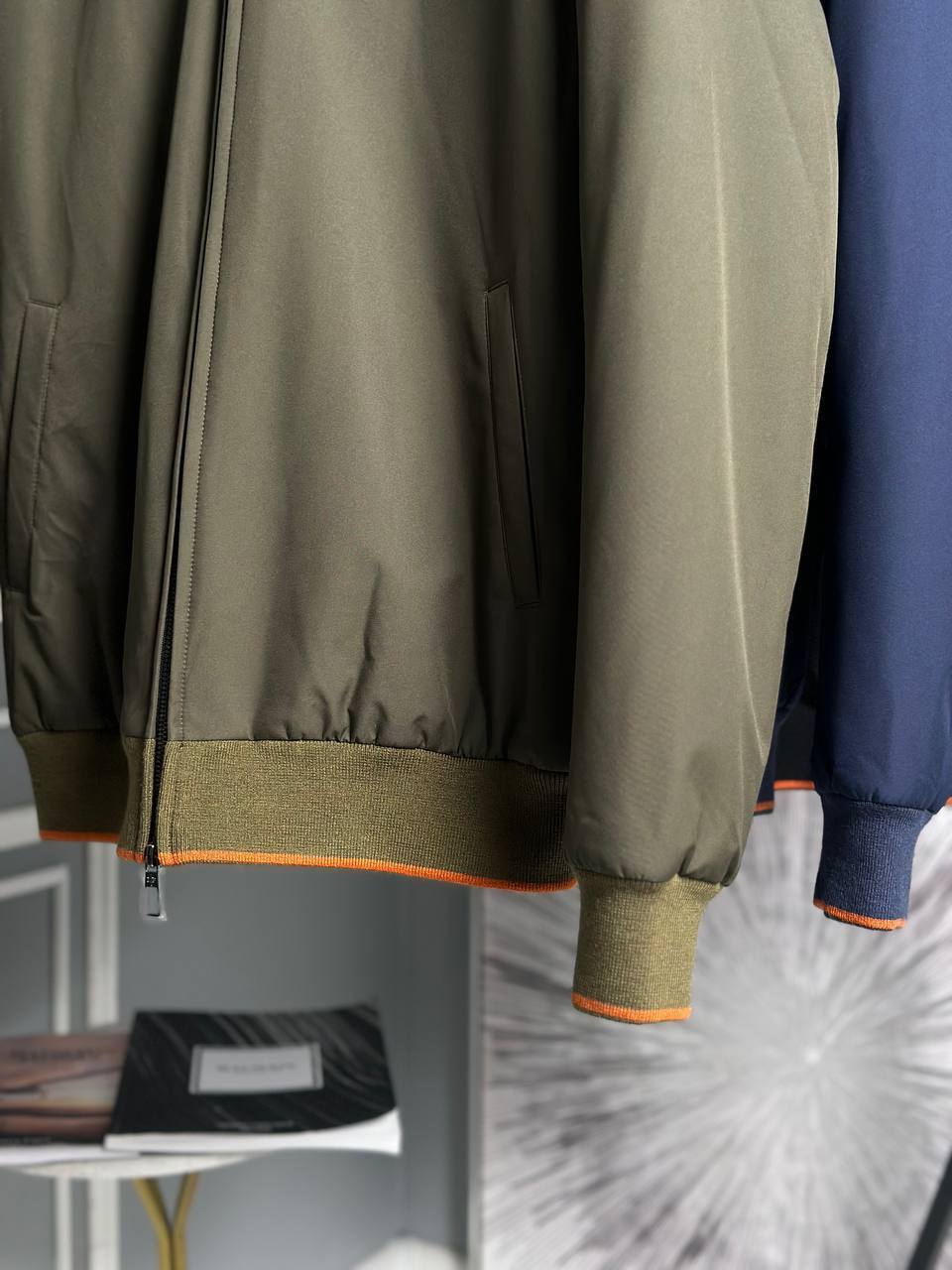 Бомбер с мехом для стиля Loro Piana BP-42308 Бомбер с мехом для стиля Loro Piana BP-42308