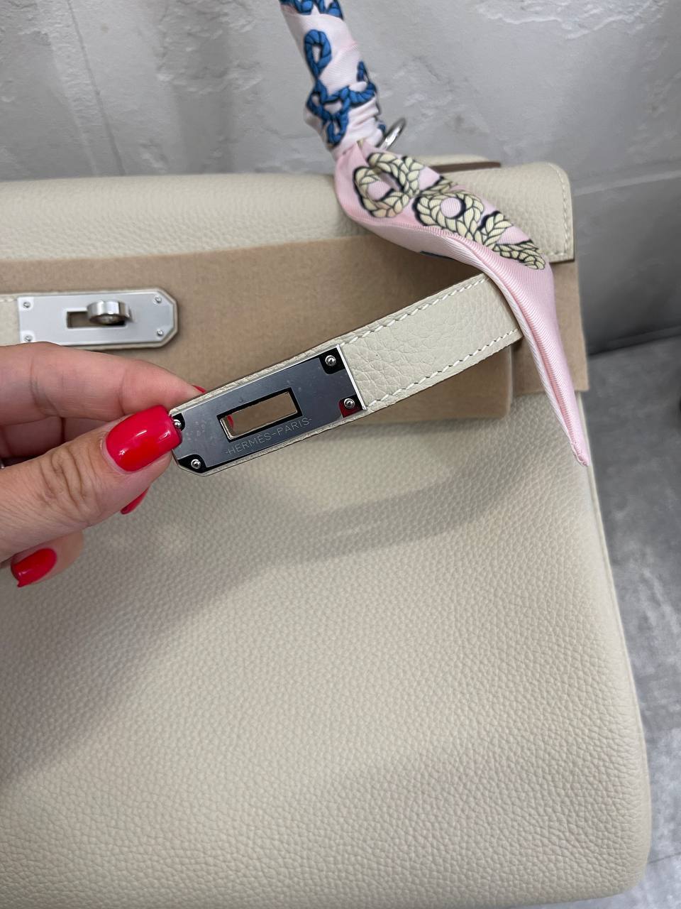 Коллекционная женская сумка Kelly 32 см, PHW Hermes BP-52740 Коллекционная женская сумка Kelly 32 см, PHW Hermes BP-52740