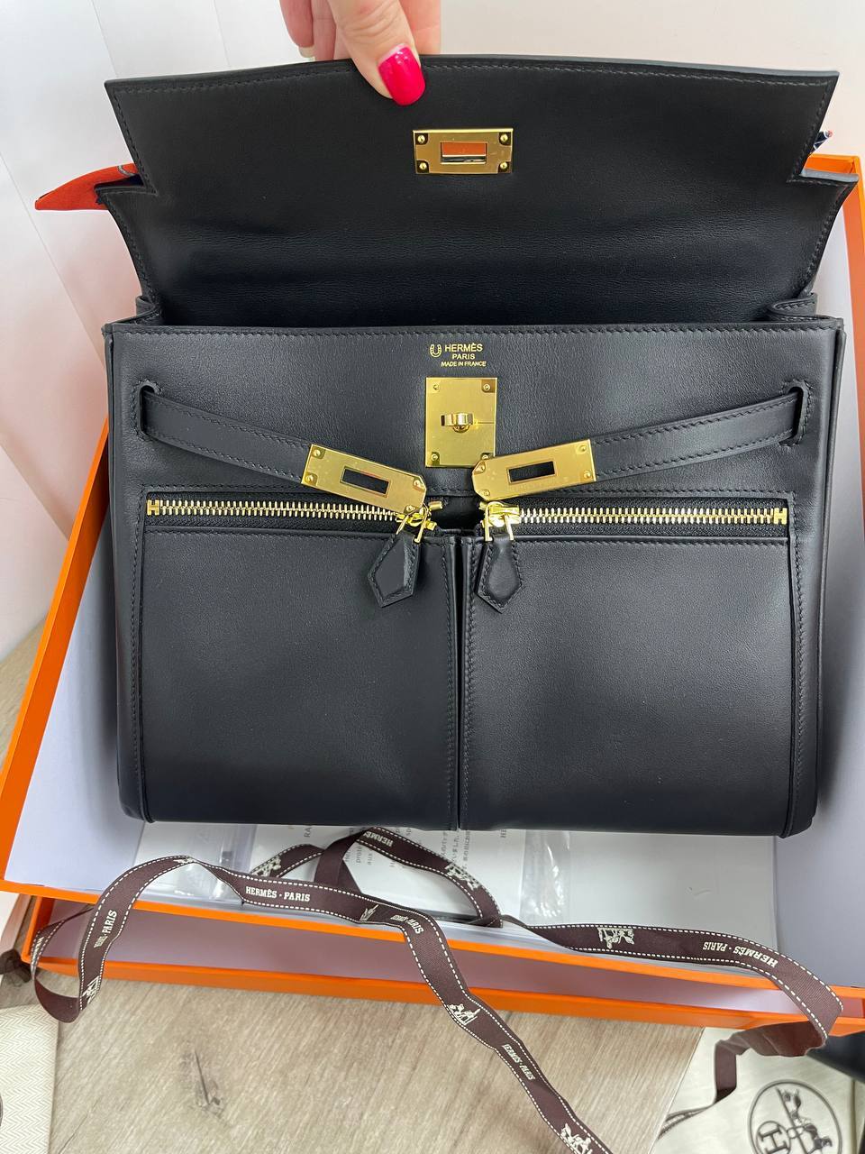 Трендовая женская сумка Kelly Lakis 32 см Hermes BP-31188 Трендовая женская сумка Kelly Lakis 32 см Hermes BP-31188