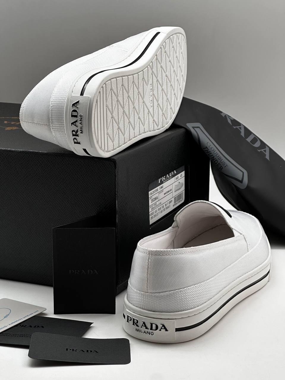 Классические слипоны Prada BP-34460 Классические слипоны Prada BP-34460