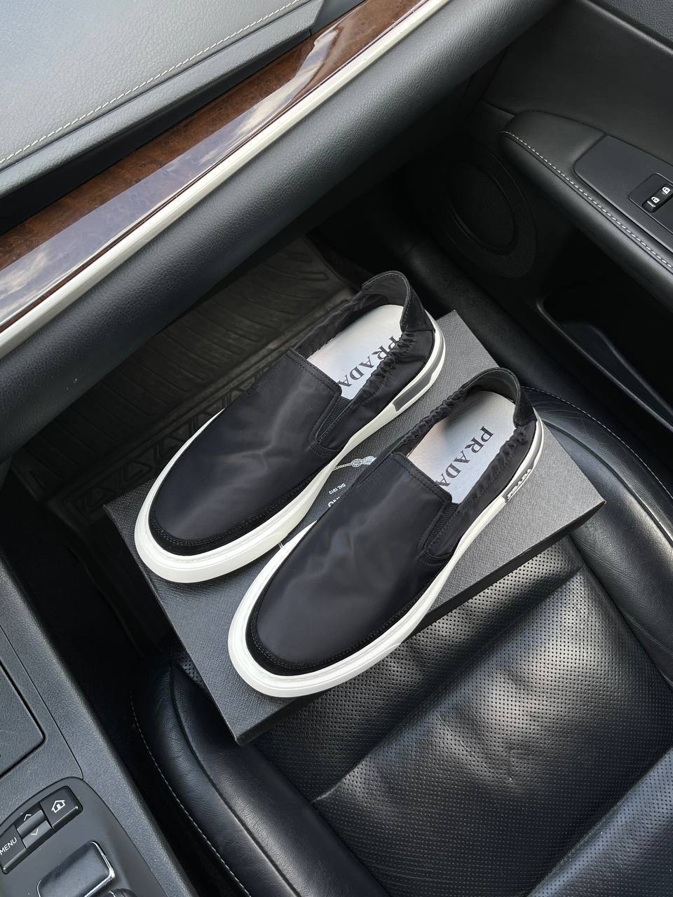 Стильные слипоны Prada BP-47490 Стильные слипоны Prada BP-47490