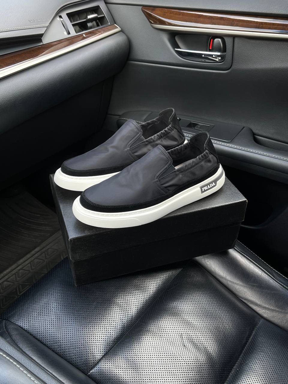 Стильные слипоны Prada BP-47490 Стильные слипоны Prada BP-47490