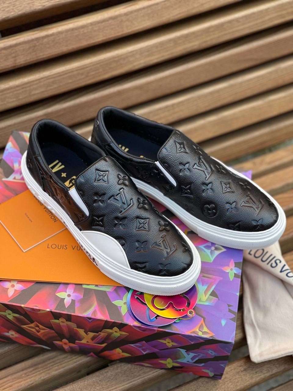 Слипоны Louis Vuitton BP-46584 премиум-класса Слипоны Louis Vuitton BP-46584 премиум-класса