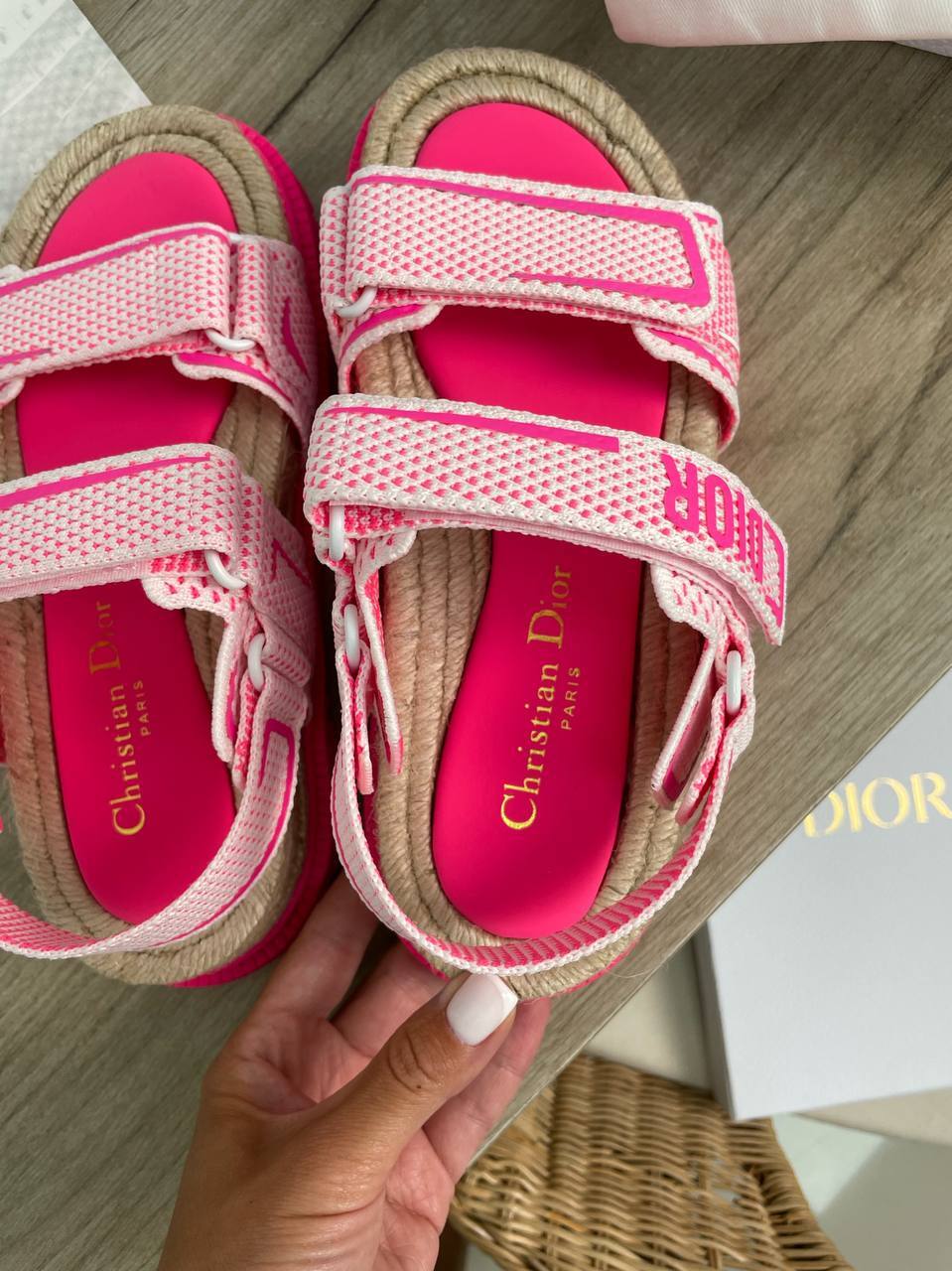 Сандалии люкс Christian Dior BP-16107 Сандалии люкс Christian Dior BP-16107