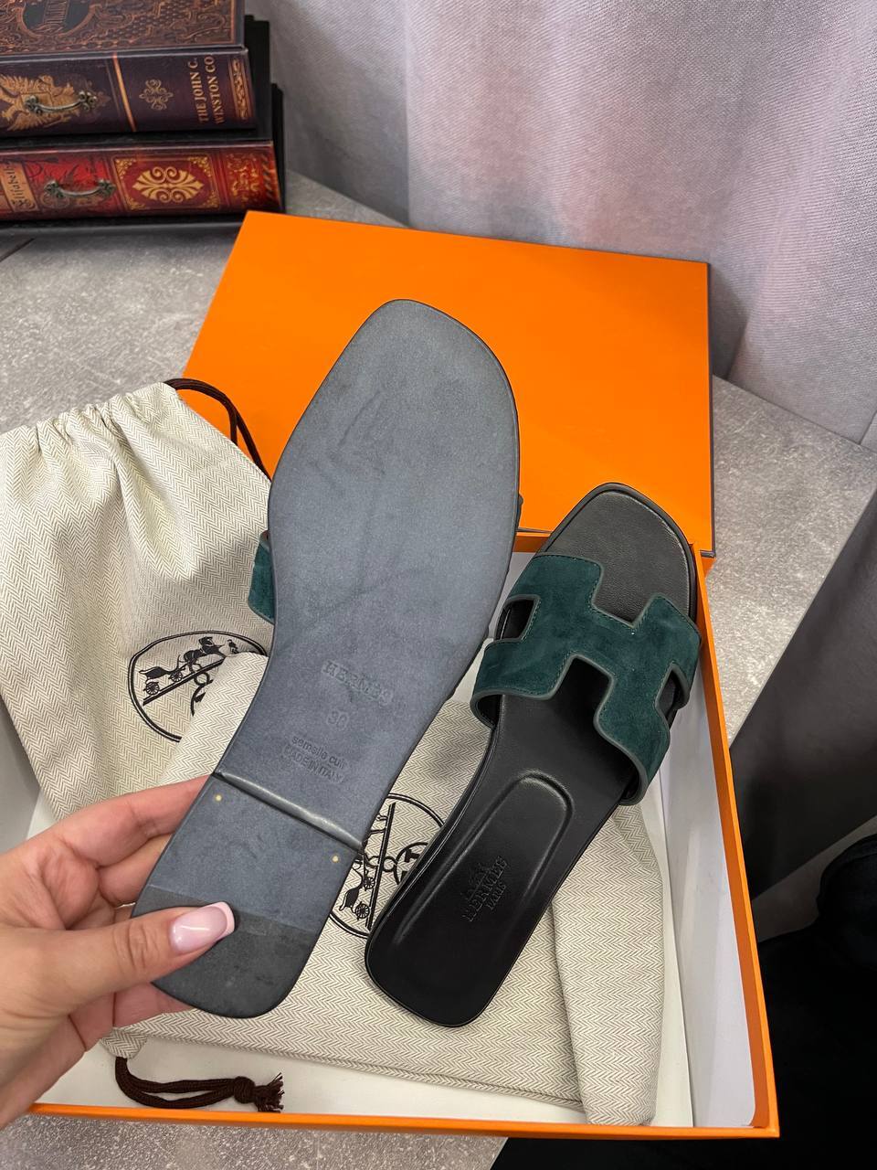 Сандалии люкс Hermes BP-49555 Сандалии люкс Hermes BP-49555