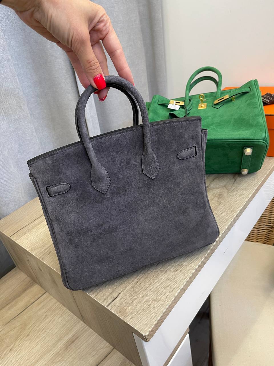 Элитная женская сумка Birkin 25 PHW, Hermes BP-52495 Элитная женская сумка Birkin 25 PHW, Hermes BP-52495