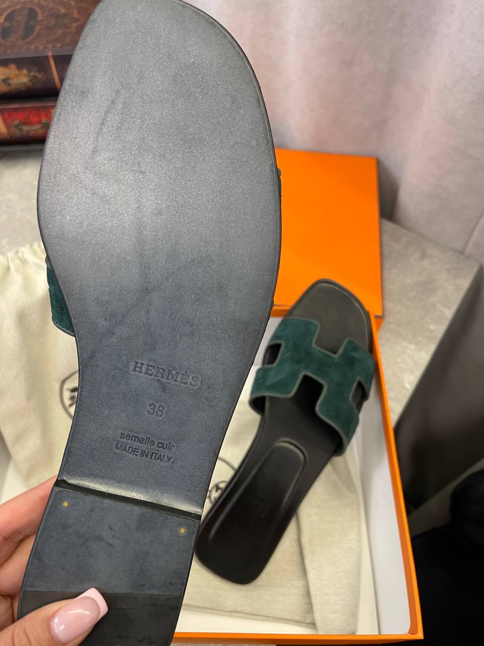 Сандалии люкс Hermes BP-49555 Сандалии люкс Hermes BP-49555