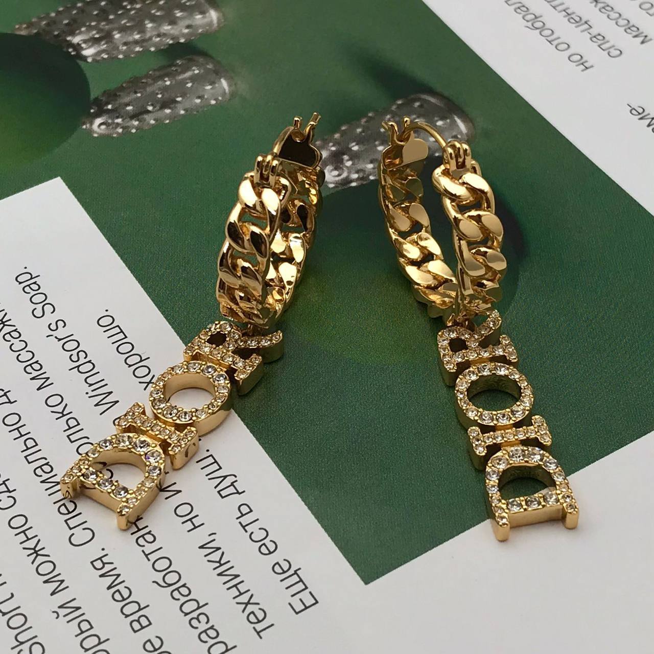 Серьги Christian Dior трендовые BP-37912 Серьги Christian Dior трендовые BP-37912