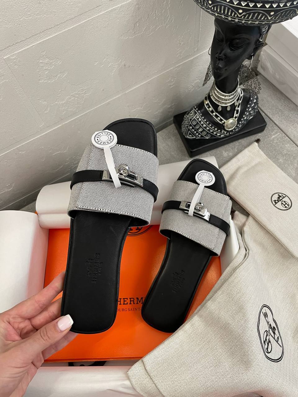 Сандалии коллекционные Hermes BP-50223 Сандалии коллекционные Hermes BP-50223