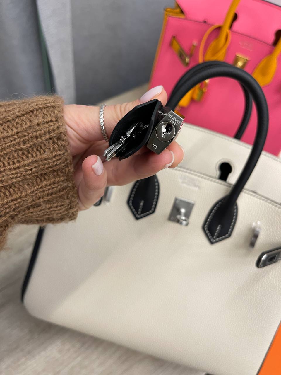 Элитная женская сумка Birkin 25 см, Togo Hermes BP-45833 Элитная женская сумка Birkin 25 см, Togo Hermes BP-45833