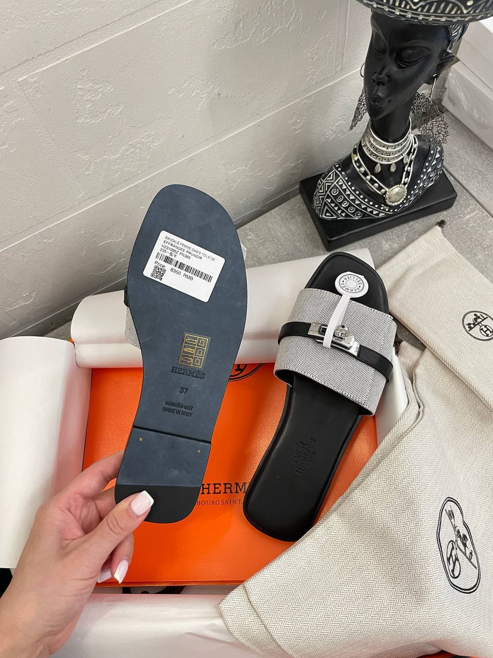 Сандалии коллекционные Hermes BP-50223 Сандалии коллекционные Hermes BP-50223