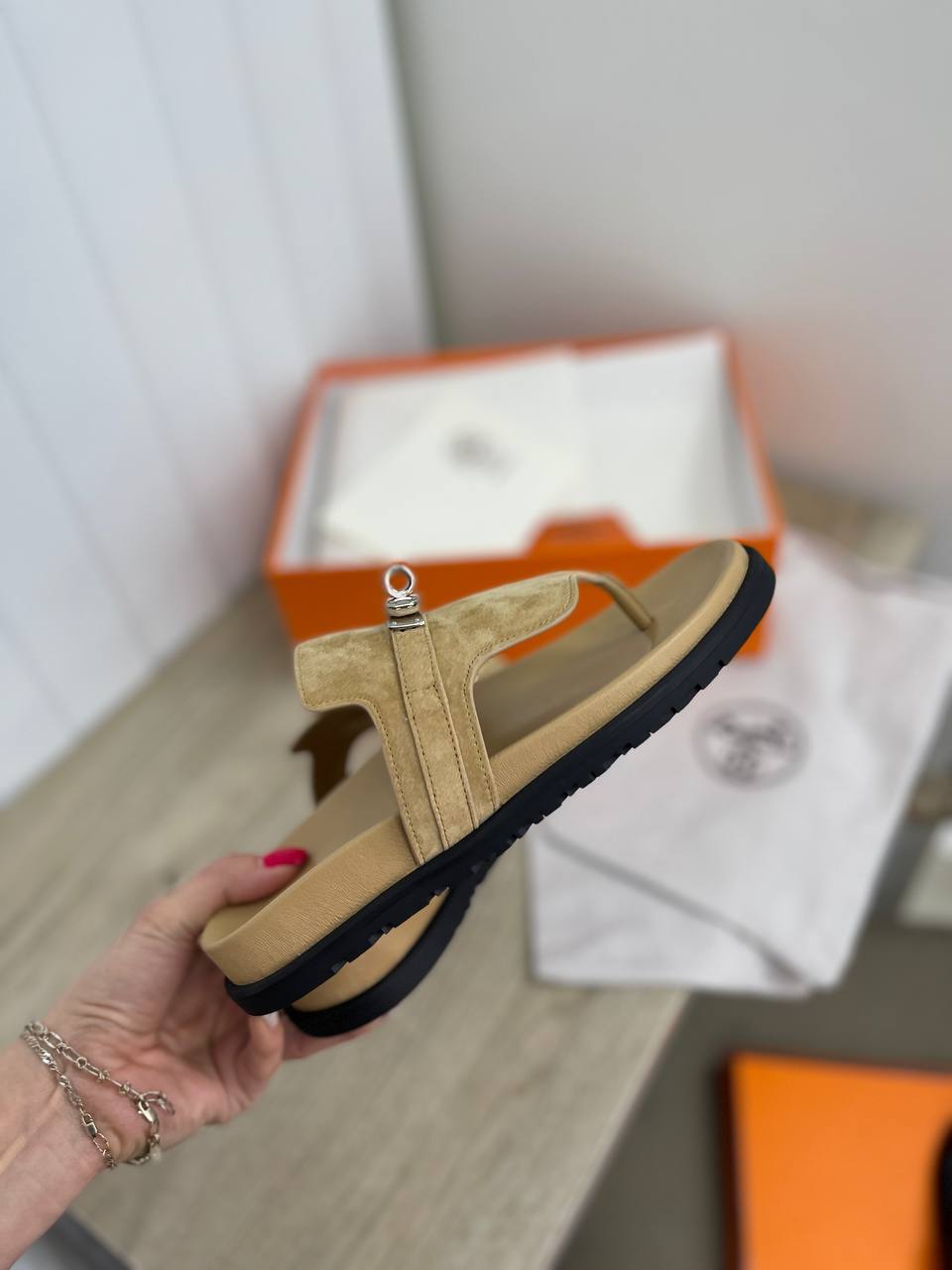 Сандалии люкс Hermes BP-31233 Сандалии люкс Hermes BP-31233