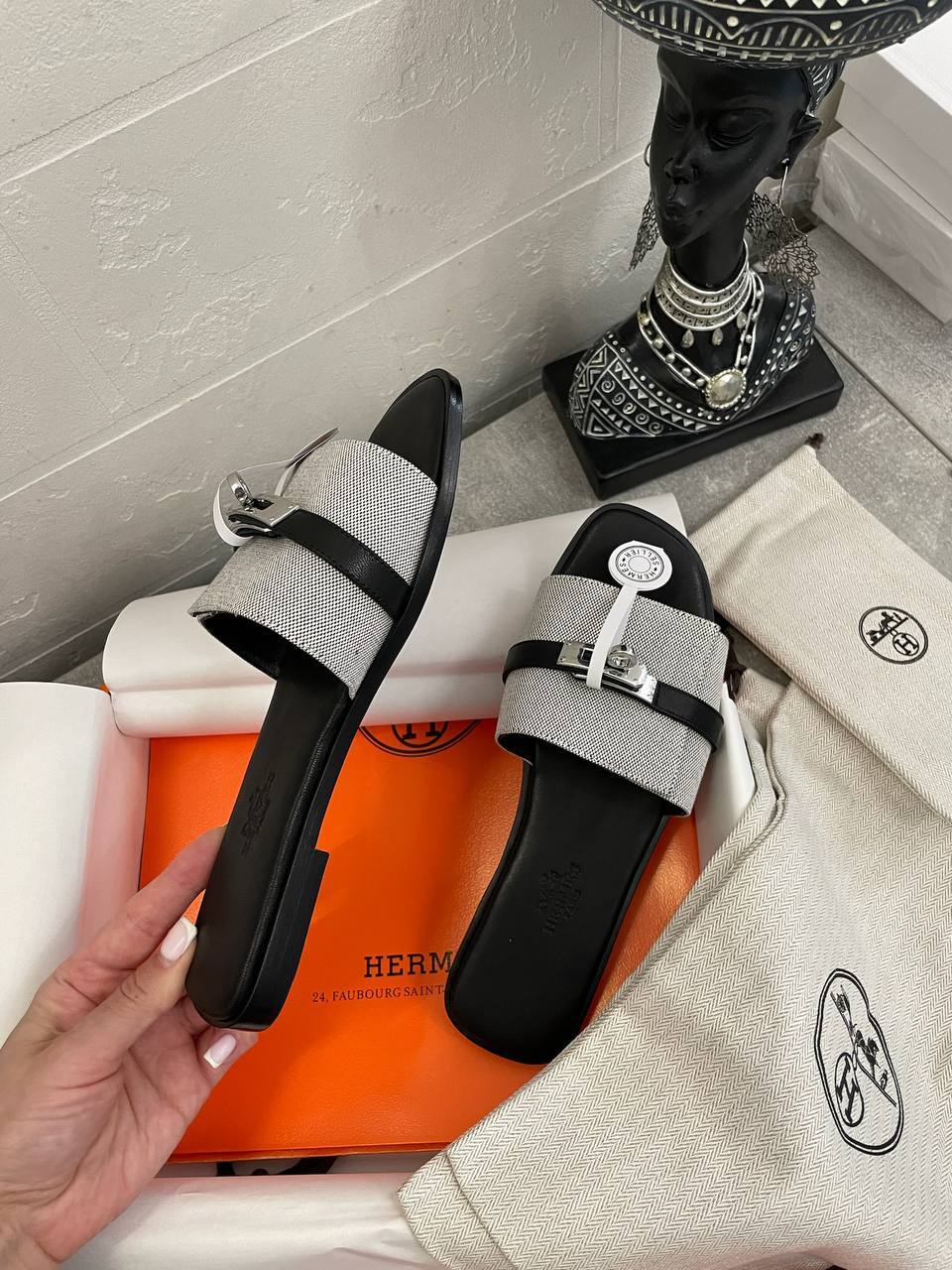 Сандалии коллекционные Hermes BP-50223 Сандалии коллекционные Hermes BP-50223