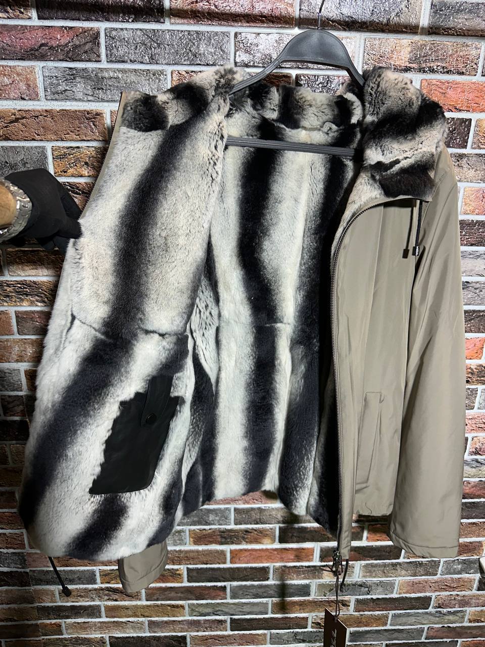 Куртка мужская оливковая Loro Piana BP-53631 Куртка мужская оливковая Loro Piana BP-53631