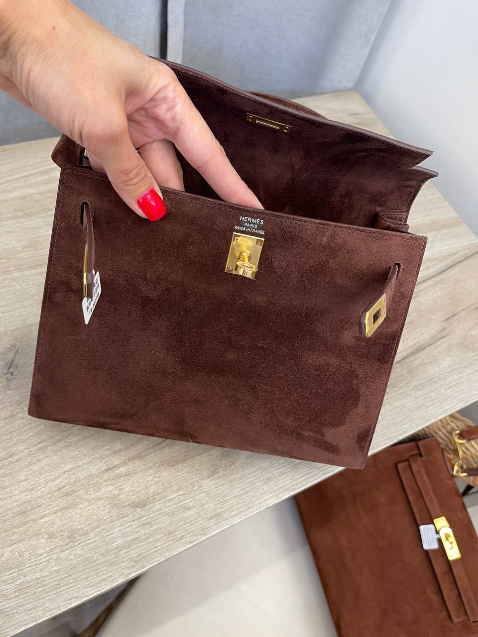 Женская сумка Kelly 25 PHW коллекционная, Hermes BP-52452 Женская сумка Kelly 25 PHW коллекционная, Hermes BP-52452