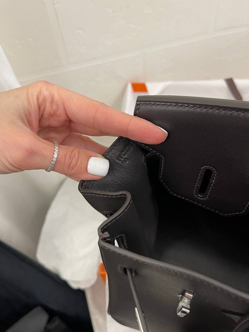 Трендовая сумка женская Birkin 27 см Hermes BP-49747 Трендовая сумка женская Birkin 27 см Hermes BP-49747