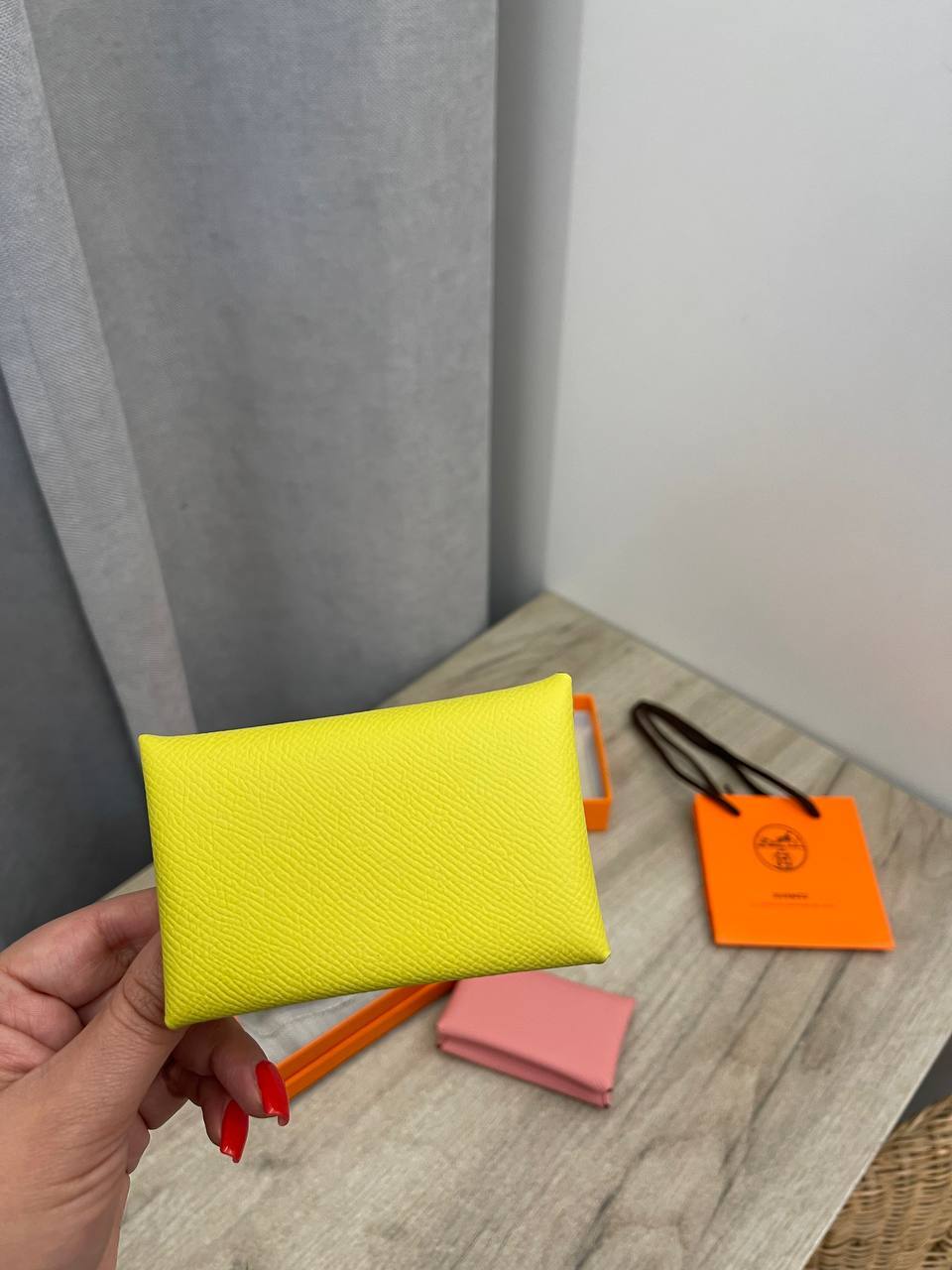 Картхолдер коллекционный Epsom Leather Hermes BP-47601 Картхолдер коллекционный Epsom Leather Hermes BP-47601