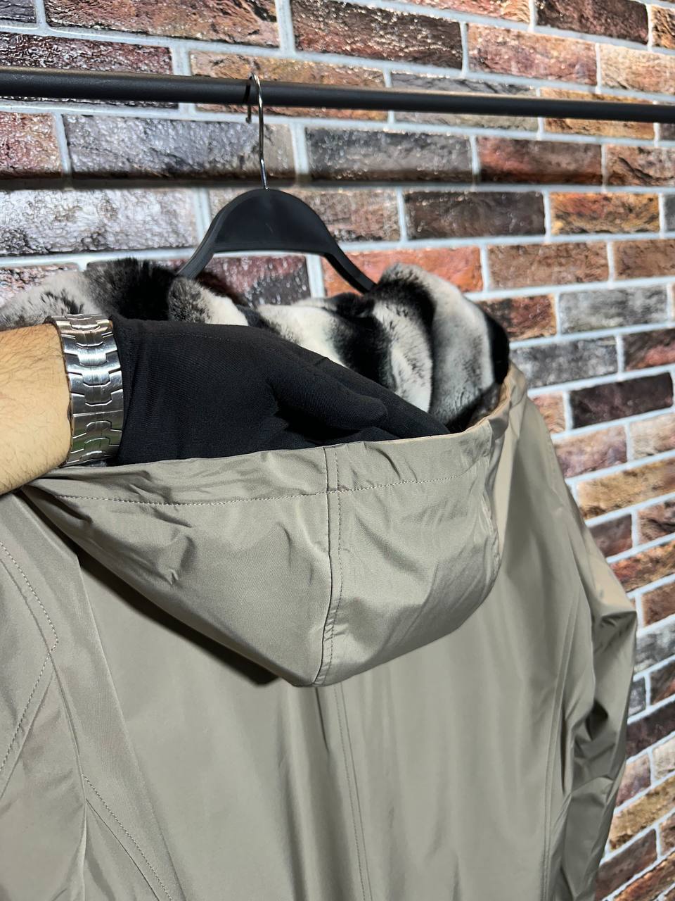 Куртка мужская оливковая Loro Piana BP-53631 Куртка мужская оливковая Loro Piana BP-53631