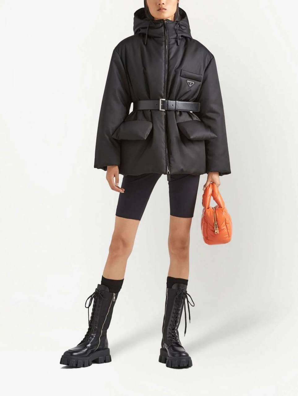 Пуховик Prada BP-42085 повседневный Пуховик Prada BP-42085 повседневный