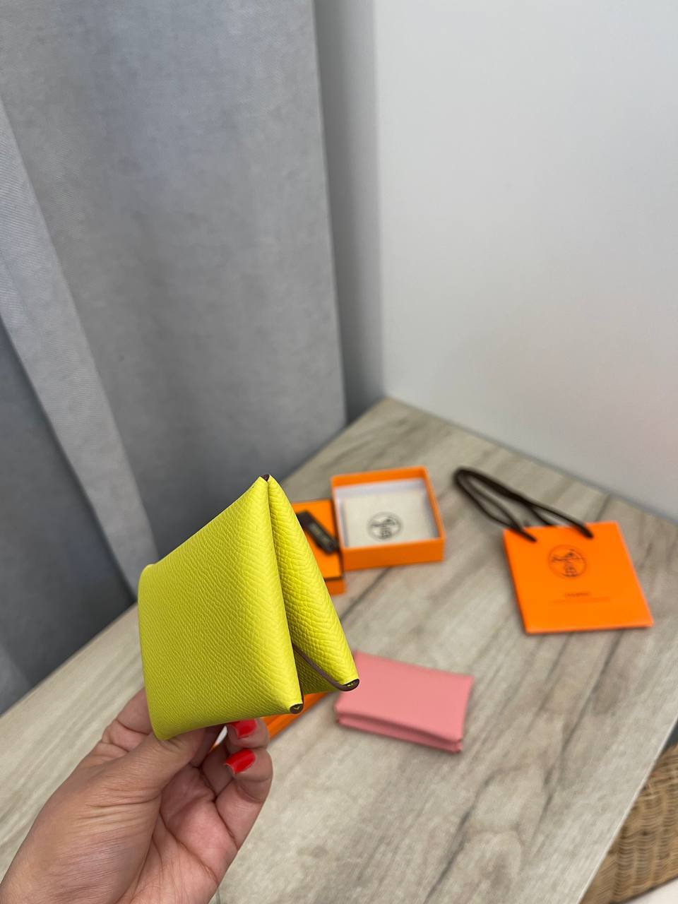 Картхолдер коллекционный Epsom Leather Hermes BP-47601 Картхолдер коллекционный Epsom Leather Hermes BP-47601