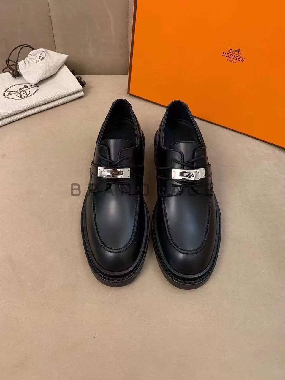 Женские лоферы из кожи Hermes BPLUX12483 Женские лоферы из кожи Hermes BPLUX12483