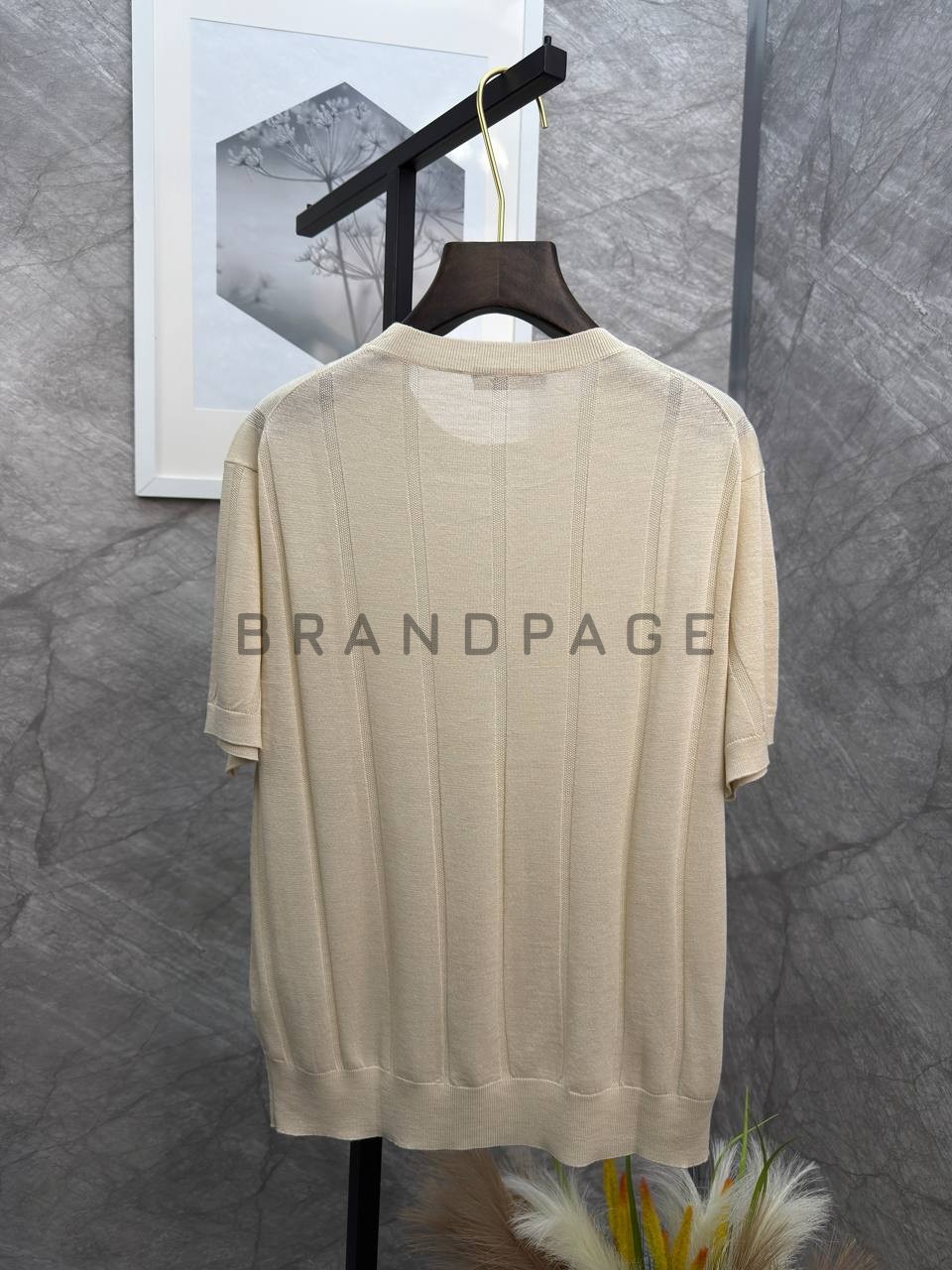 Футболка из льна и вискозы Loro Piana BPLUX13021