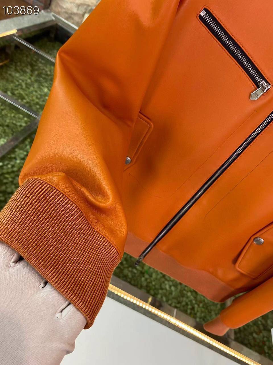 Куртка мужская оранжевая Hermes BP-18466 Куртка мужская оранжевая Hermes BP-18466