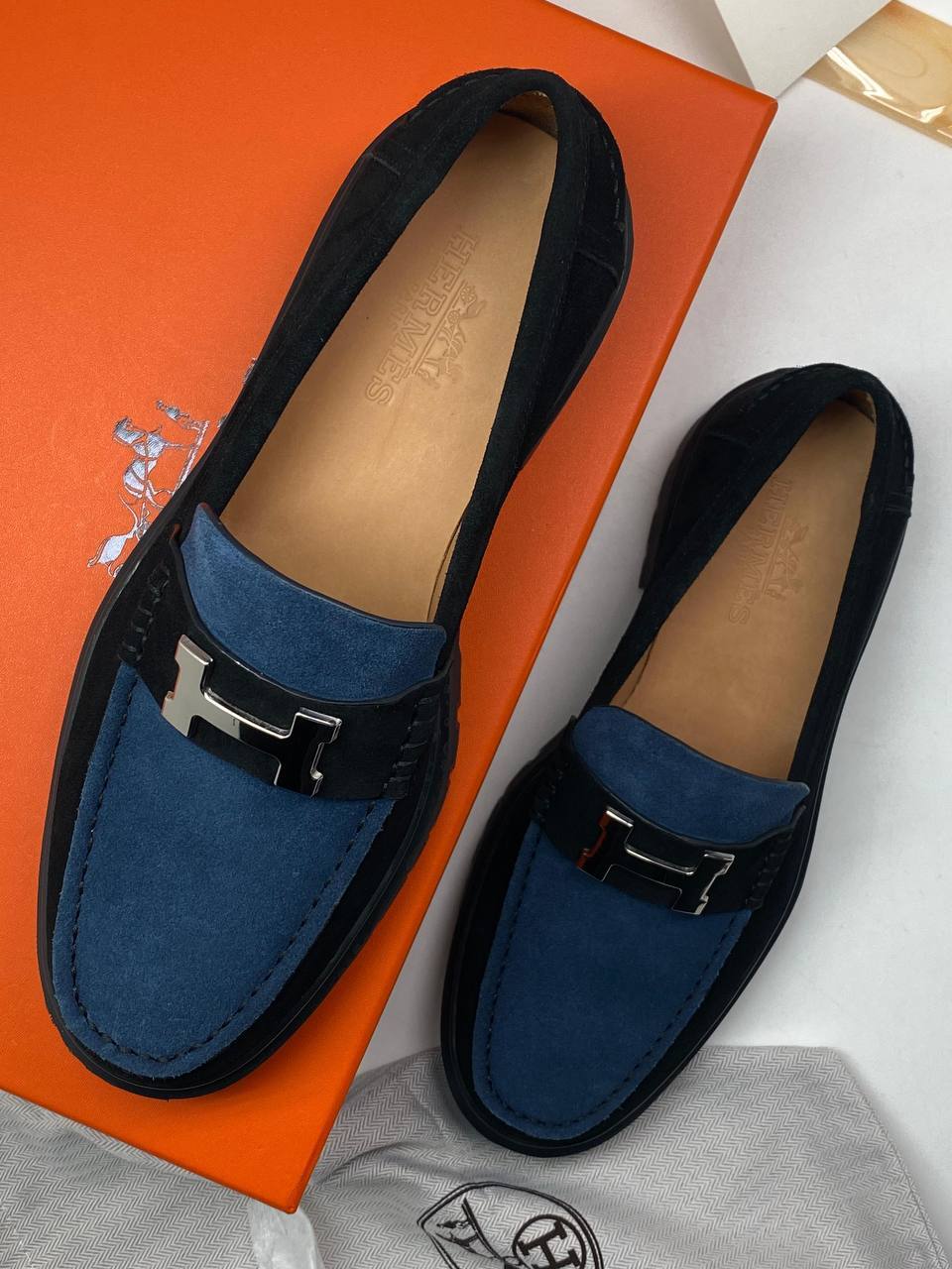 Модные лоферы Hermes BP-41828 Модные лоферы Hermes BP-41828