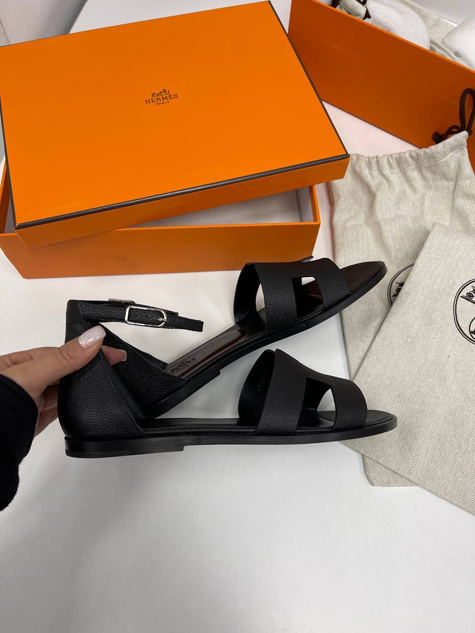 Сандалии трендовые Hermes BP-30328 Сандалии трендовые Hermes BP-30328