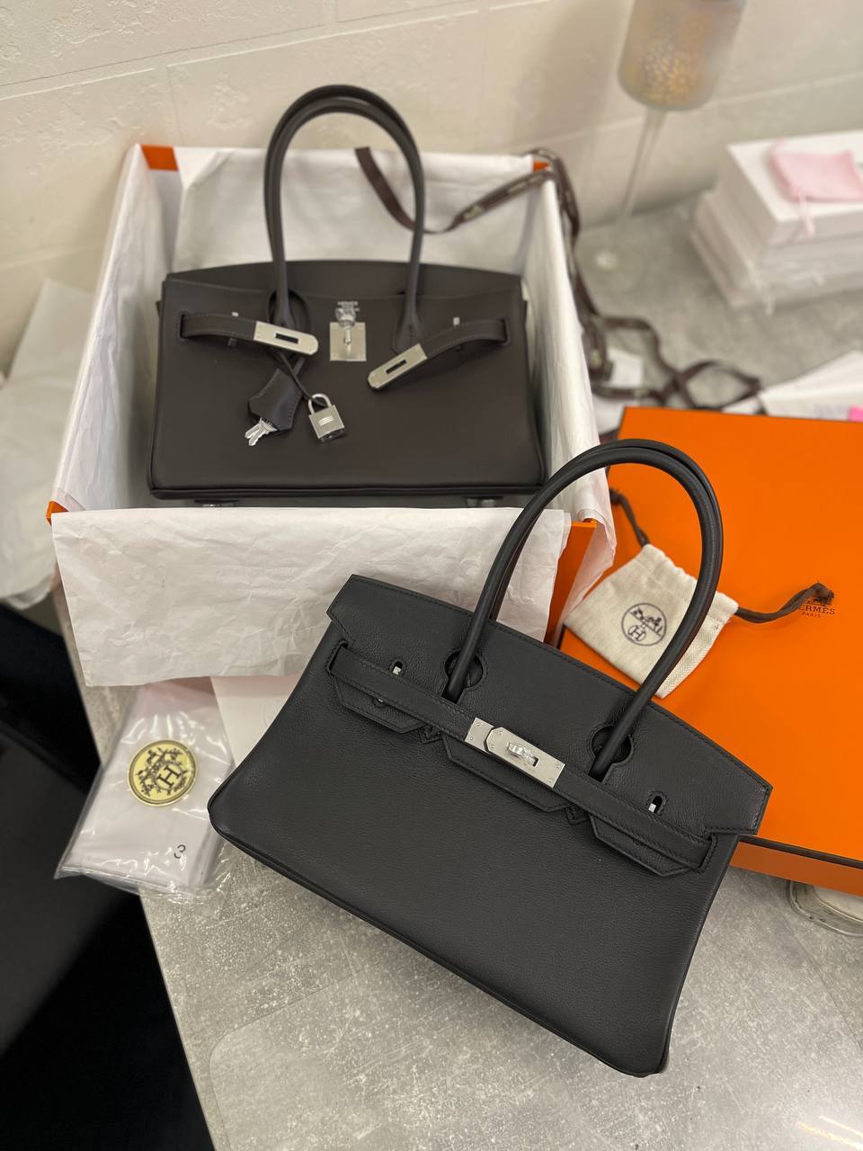 Трендовая сумка женская Birkin 27 см Hermes BP-49747 Трендовая сумка женская Birkin 27 см Hermes BP-49747