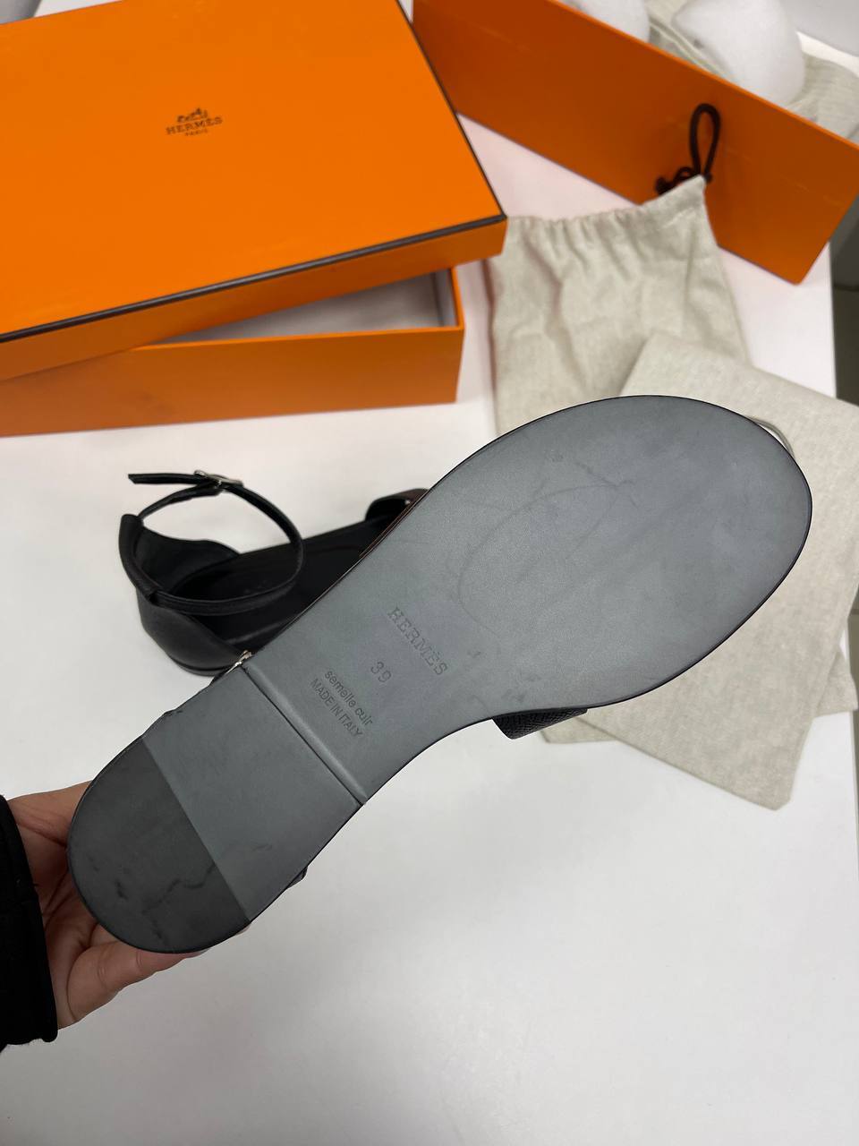 Сандалии трендовые Hermes BP-30328 Сандалии трендовые Hermes BP-30328